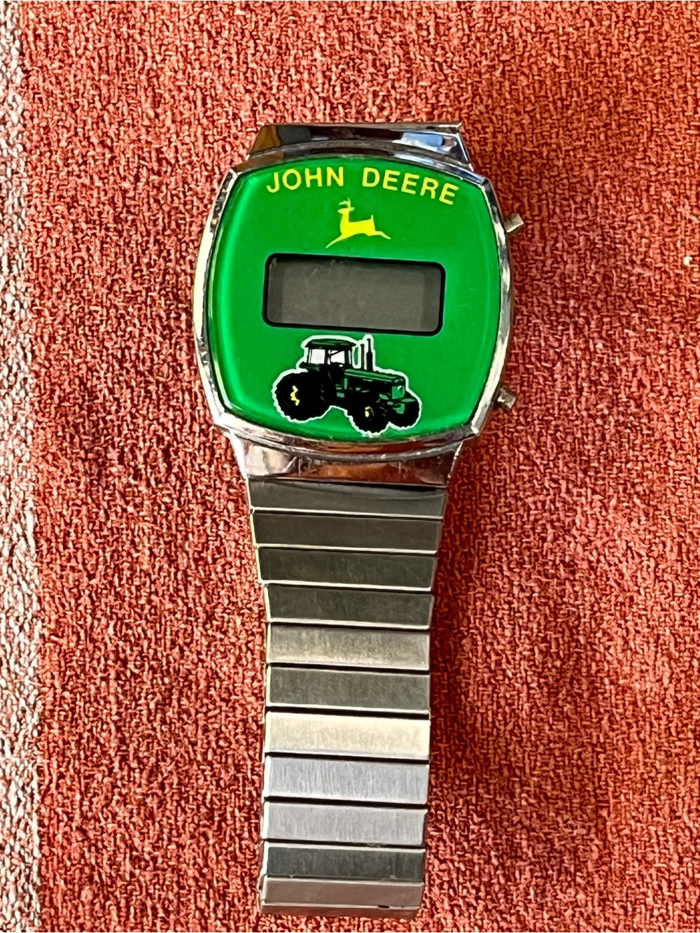 John Deere Digital Watch with Tractor Graphic